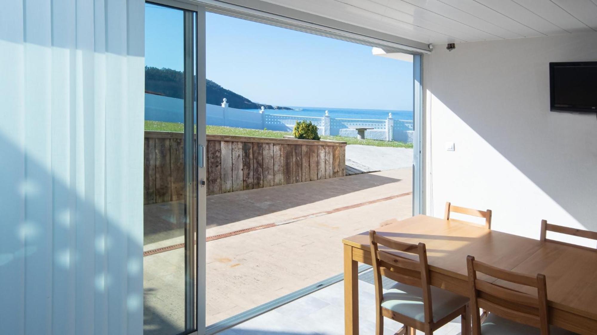 Ag Casa Vilamar En Primera Linea De Playa Razo Razo da Costa Bagian luar foto