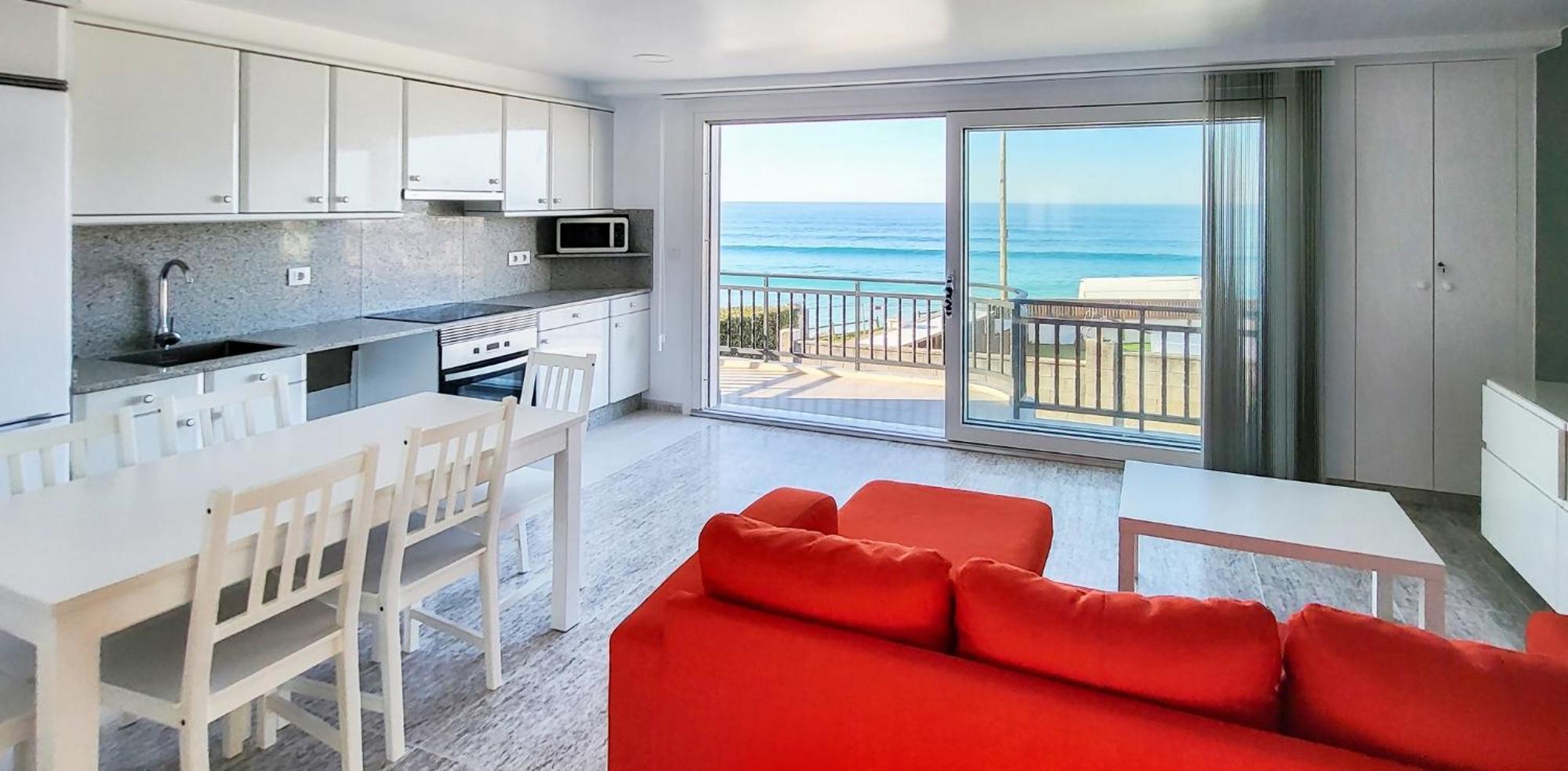 Ag Casa Vilamar En Primera Linea De Playa Razo Razo da Costa Bagian luar foto